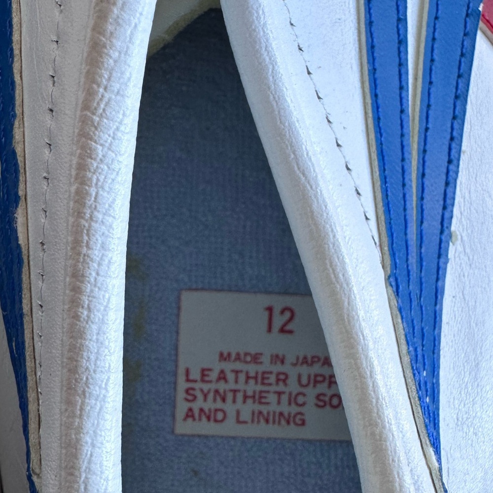 Vintage Onitsuka Tiger Asics Limber Up Trainer Tiger Stripe M 12 Made in Japan - Picture 9 of 16